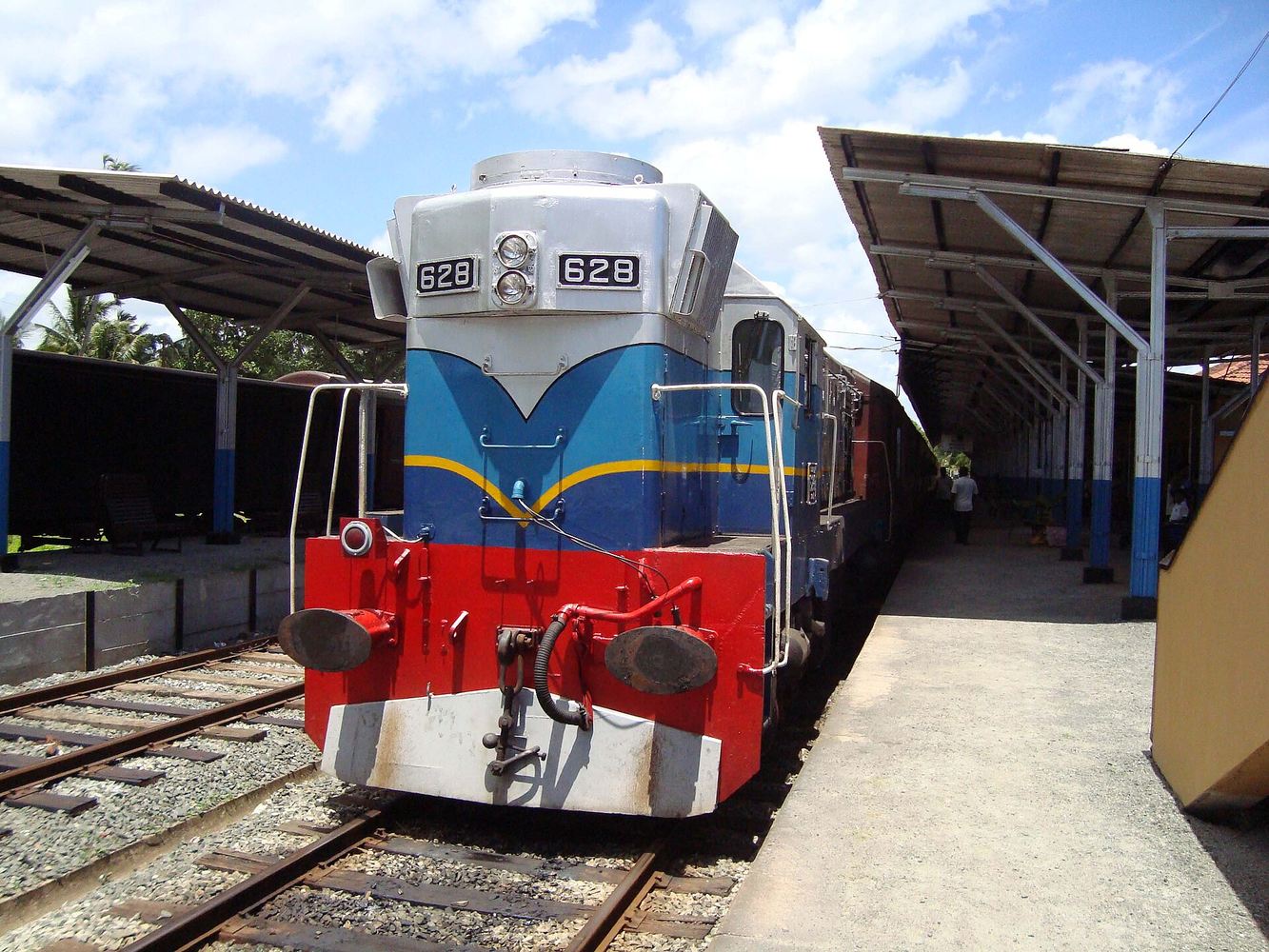 Matara railway station on the southern Coastal Line